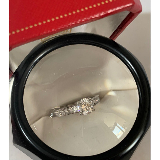 Cartier(カルティエ)のCartier  0.90ct  刻印あり、婚約指輪　size6〜7 レディースのアクセサリー(リング(指輪))の商品写真
