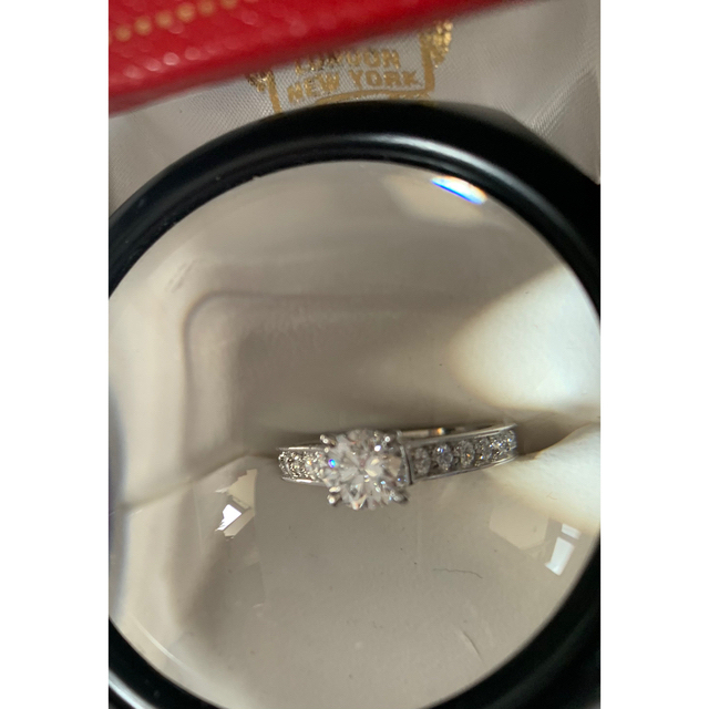 Cartier(カルティエ)のCartier  0.90ct  刻印あり、婚約指輪　size6〜7 レディースのアクセサリー(リング(指輪))の商品写真