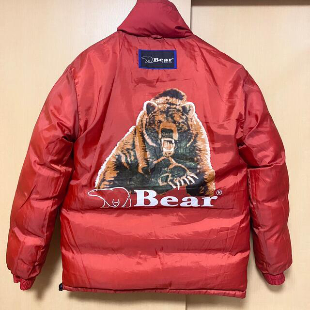 希少 レア Bear カモフラ リバーシブル ダウンジャケット