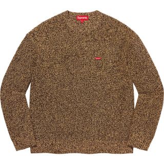 シュプリーム(Supreme)のシュプリーム スモールBOXロゴ セーター Mlange Rib Knit (ニット/セーター)