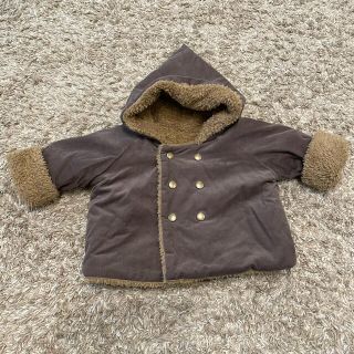 コドモビームス(こども ビームス)の値下★小人コート 80cm kobito coat ミルクココア キャメルボア (ジャケット/コート)