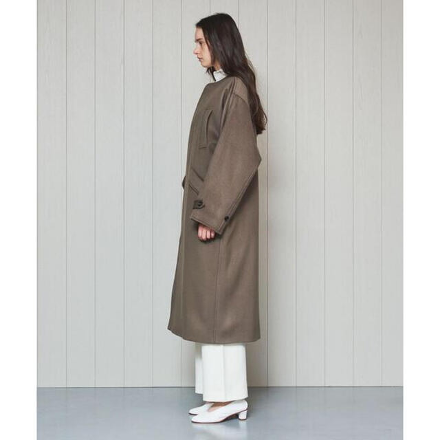 H BEAUTY\u0026YOUTH LIGHT MELTON COAT 2020AW