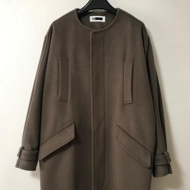 H BEAUTY\u0026YOUTH LIGHT MELTON COAT 2020AW