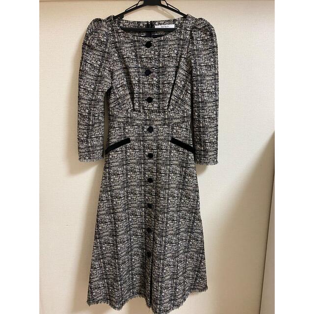 herlipto Classic Tweed Midi Dress - ロングワンピース/マキシワンピース