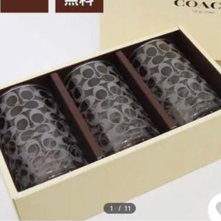 コーチ(COACH)のcoach コーチ　グラス　3つ入り(グラス/カップ)