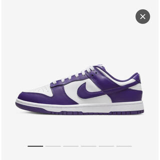 ナイキ(NIKE)のNIKE ダンクロー championship Court Purple28.0(スニーカー)