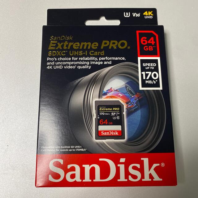 2個セット新品SanDisk SDXCカード 64GB Extreme Pro