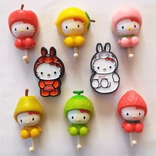 サンリオ - ハローキティ キティちゃん マグネット付きフック6 サンリオ - ハローキティ キティちゃん マグネット付きフック6