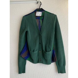 サカイ(sacai)の専用出品　サカイ　ニットカーディガン　プリーツ加工(カーディガン)