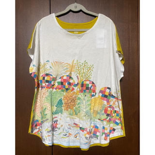 グラニフ(Design Tshirts Store graniph)の☆新品☆グラニフ ぞうのエルマー カットソー(Tシャツ(半袖/袖なし))