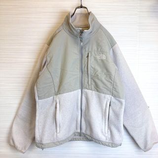 ザノースフェイス(THE NORTH FACE)のNORTH FACE ノースフェイス　デナリジャケット　白　古着　ブルゾン(マウンテンパーカー)