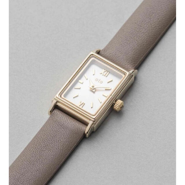 ete(エテ)のete ウォッチ レクタングルフェイス ダイヤモンド レディースのファッション小物(腕時計)の商品写真