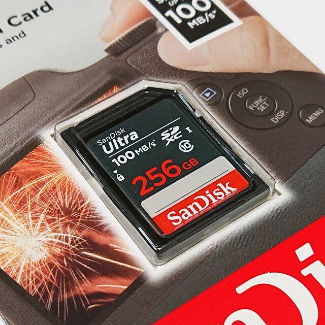 256GB SDXCカード SanDisk Ultra R:100MB/s 2