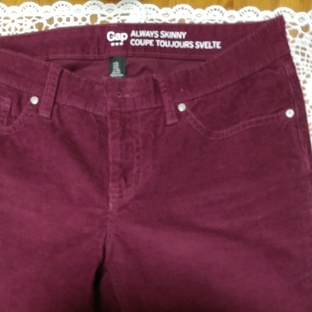 GAP(ギャップ)の値下‼️　GAP　ギャップ　コーデュロイ　スキニー　スリム　パンツ レディースのパンツ(スキニーパンツ)の商品写真