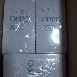 OPPO A73 ダイナミックオレンジ3台(スマートフォン本体)