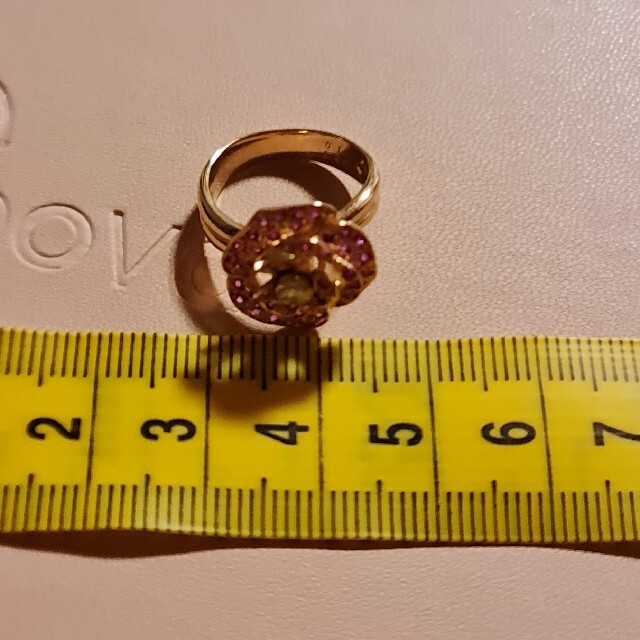 販売済み/K18ルビー　ダイヤモンドリング レディースのアクセサリー(リング(指輪))の商品写真