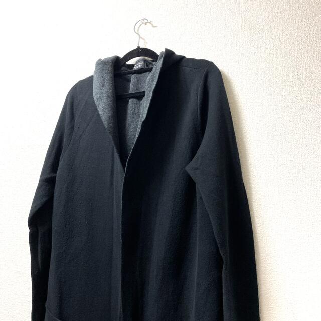 ZARA ザラ フード付ロングカーディガン モッズ モード KPlDo2FCJi
