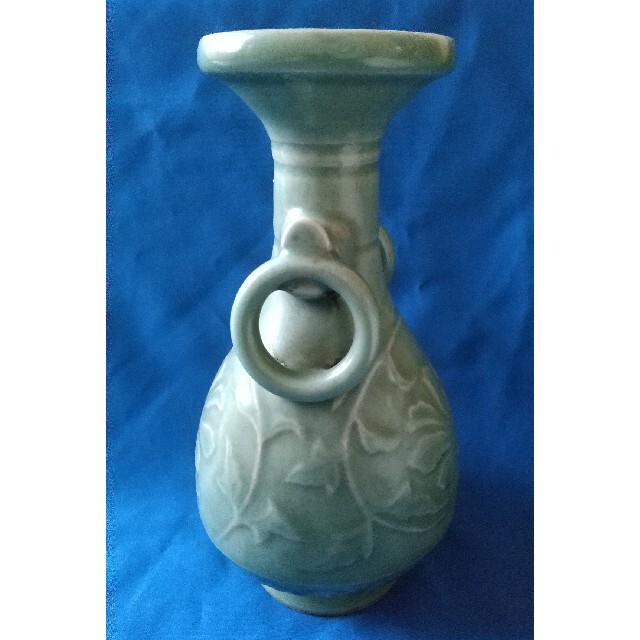 中国  龍泉窯  花瓶