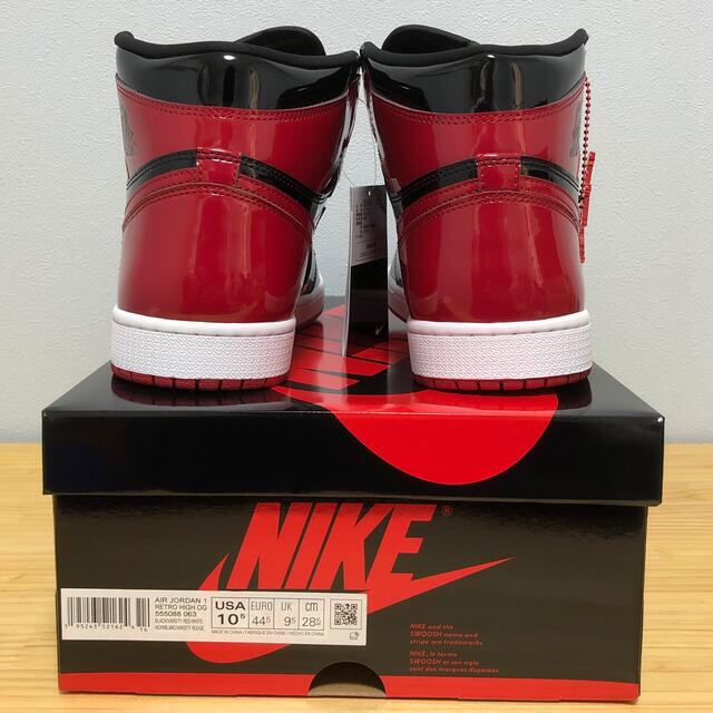 【28.5cm】AIR JORDAN 1 “Patent Bred” 3