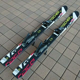 Fischer スキー板子供用 110cm ストック付 【2シーズン使用】