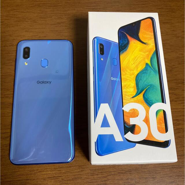 Galaxy A30 Blue 64 GBスマートフォン本体