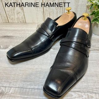 キャサリンハムネット(KATHARINE HAMNETT)の【KATHARINE HAMNETT】25スワールトゥ ツーシーム 黒 ブラック(ドレス/ビジネス)