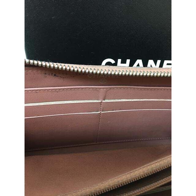 CHANEL(シャネル)のシャネル　パテントレザー　長財布　ピンク レディースのファッション小物(財布)の商品写真