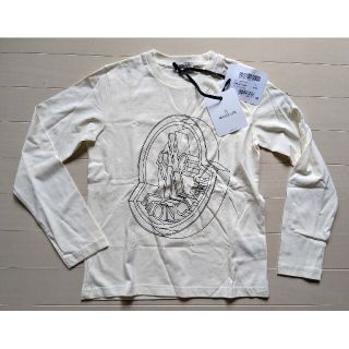 モンクレール(MONCLER)のMONCLER モンクレール■キッズ ロンT 白 10A 140■未使用(Tシャツ/カットソー)