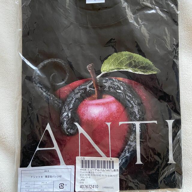 L'Arc～en～Ciel(ラルクアンシエル)のHYDEニューアルバム「ANTI」発売記念 Ｔシャツ エンタメ/ホビーのタレントグッズ(ミュージシャン)の商品写真