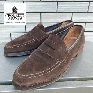 クロケットアンドジョーンズ(Crockett&Jones)のクロケット&ジョーンズ　スエードペニーローファー(ドレス/ビジネス)