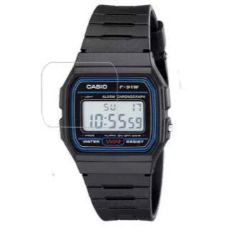 カシオ(CASIO)のＦ91用 ガラスフィルム5枚 チプカシ(腕時計(デジタル))