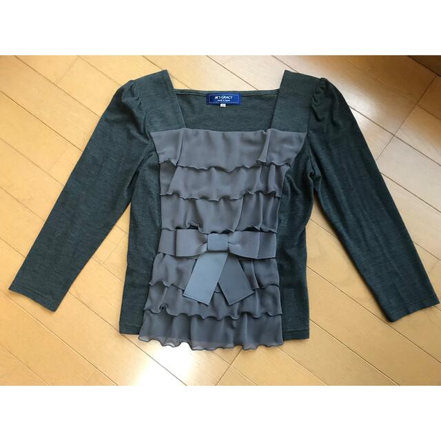 美品 エムズグレイシー トップス✨-