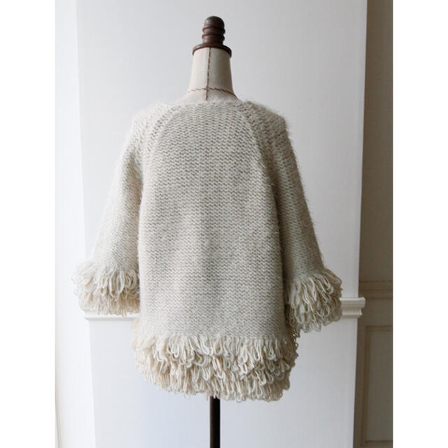 &. NOSTALGIA フリンジループニット fringe loop knit レディースのトップス(ニット/セーター)の商品写真