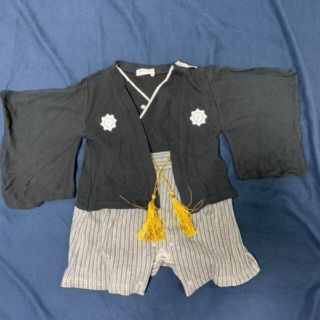 袴ロンパース　男の子 60cm(和服/着物)