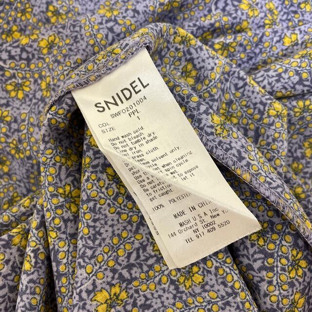 SNIDEL(スナイデル)のみな様  snidel バリエーションプリントワンピース PPL レディースのワンピース(ロングワンピース/マキシワンピース)の商品写真