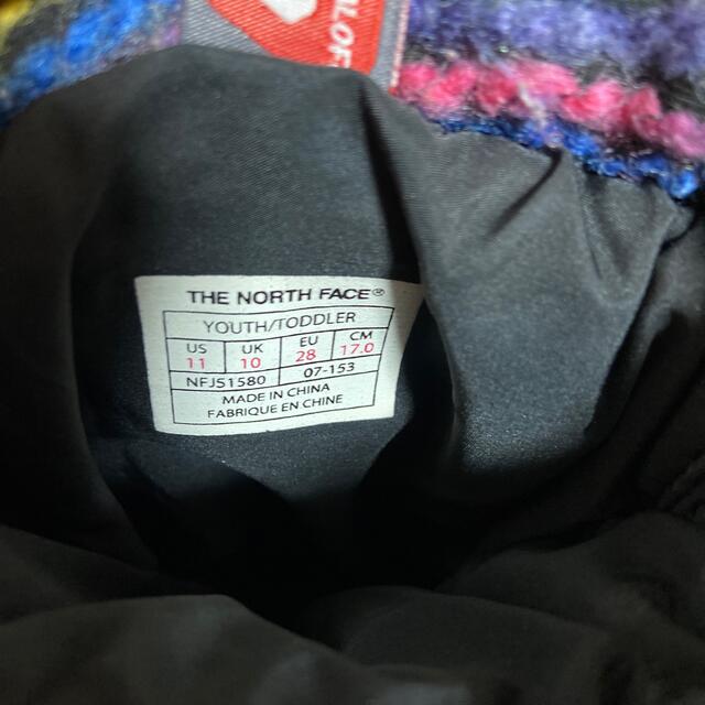 THE NORTH FACE(ザノースフェイス)のTHE NORTH FACE ヌプシ　17.0 キッズ/ベビー/マタニティのキッズ靴/シューズ(15cm~)(ブーツ)の商品写真