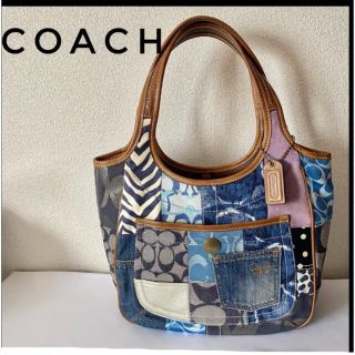 コーチ(COACH)のコーチ　ハンドバッグ　パッチワーク(ハンドバッグ)