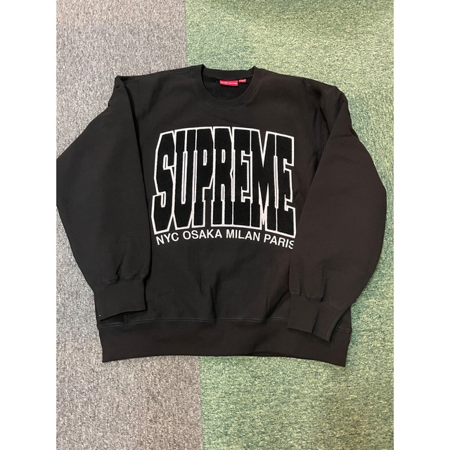 トップスsupreme cities arc crewneck