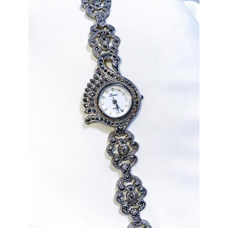 スワロフスキー(SWAROVSKI)のビンテージ　lamce swan watch   quartz 白鳥　腕時計(腕時計(アナログ))