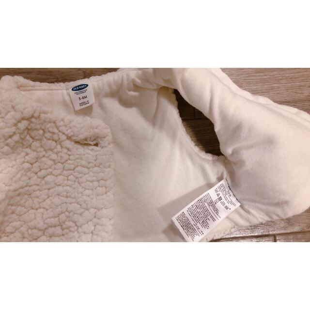 Old Navy(オールドネイビー)のオールドネイビー＊もこもこベスト3-6M キッズ/ベビー/マタニティのベビー服(~85cm)(カーディガン/ボレロ)の商品写真