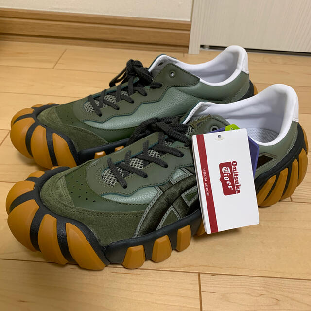 Onitsuka Tiger(オニツカタイガー)の「ステイシー様専用」DENTIGRE 未使用品 グリーン28.5cm スニーカー メンズの靴/シューズ(スニーカー)の商品写真