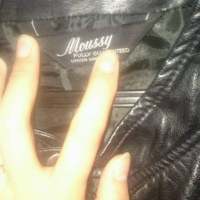 moussy(マウジー)のマウジー ライダースジャケット レディースのジャケット/アウター(ライダースジャケット)の商品写真