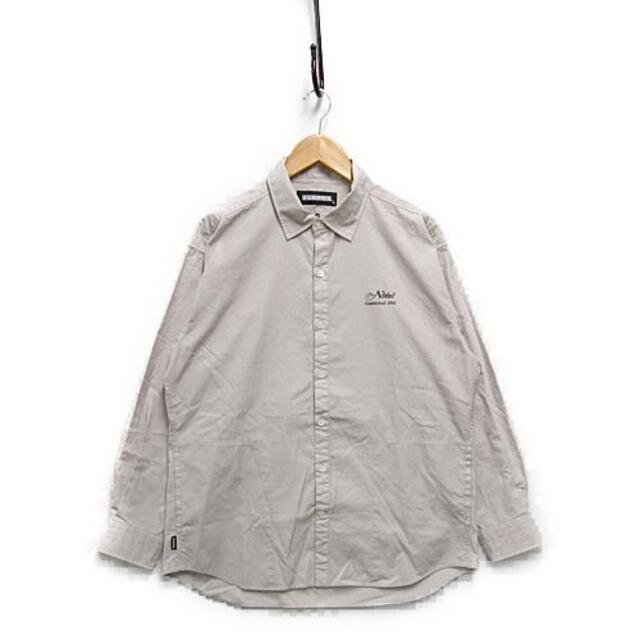 ネイバーフッド 21AW TRAD/C-SHIRT.LS コットン シャツ 長袖