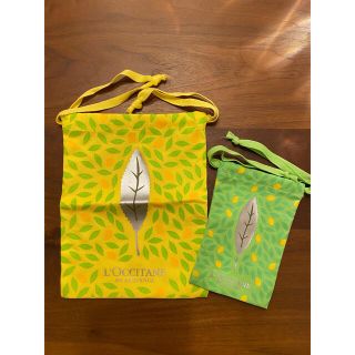 ロクシタン(L'OCCITANE)のロクシタン★ノベルティ★巾着2点(ノベルティグッズ)