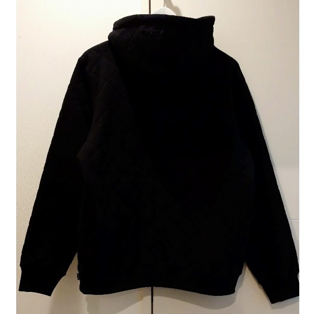 Supreme Quilted Hooded Sweatshirt 黒 S 新品 1