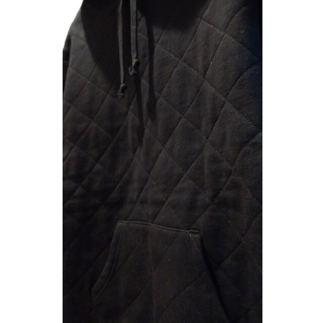 Supreme Quilted Hooded Sweatshirt 黒 S 新品