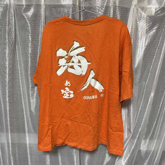 2/23まで値下げ‼︎ 海人ぬ宝Tシャツ　オレンジXL メンズのトップス(Tシャツ/カットソー(半袖/袖なし))の商品写真