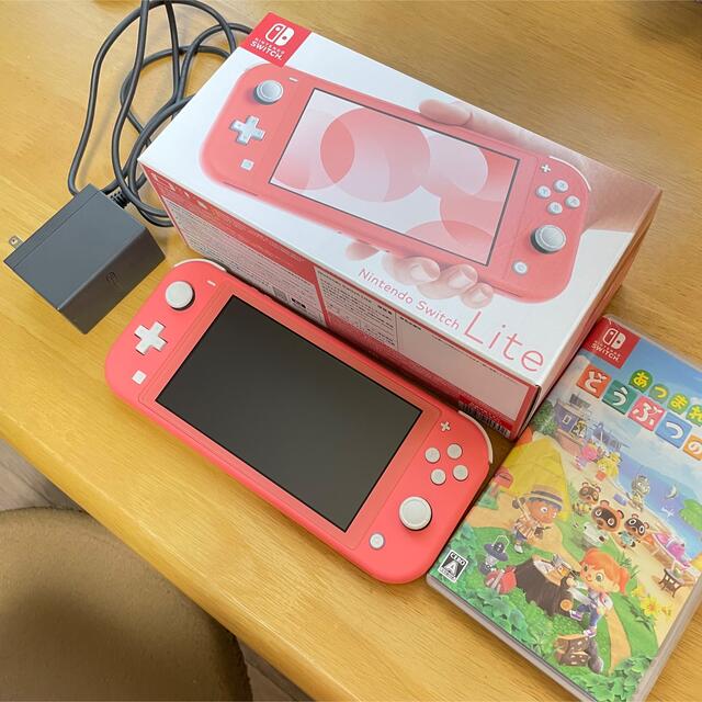 switch light コーラルピンク あつまれどうぶつの森 セット - 携帯用 ... Nintendo Switch Liteコーラル+ あつまれどうぶつの森 セット