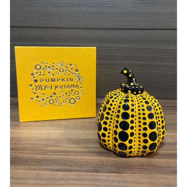 草間彌生オブジェYayoi Kusama 南瓜 PUMPKIN イエロー草間彌生