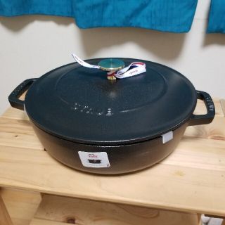 ストウブ(STAUB)のストウブ　ブレイザー　ソテーパン　２４cm　ブラック(鍋/フライパン)